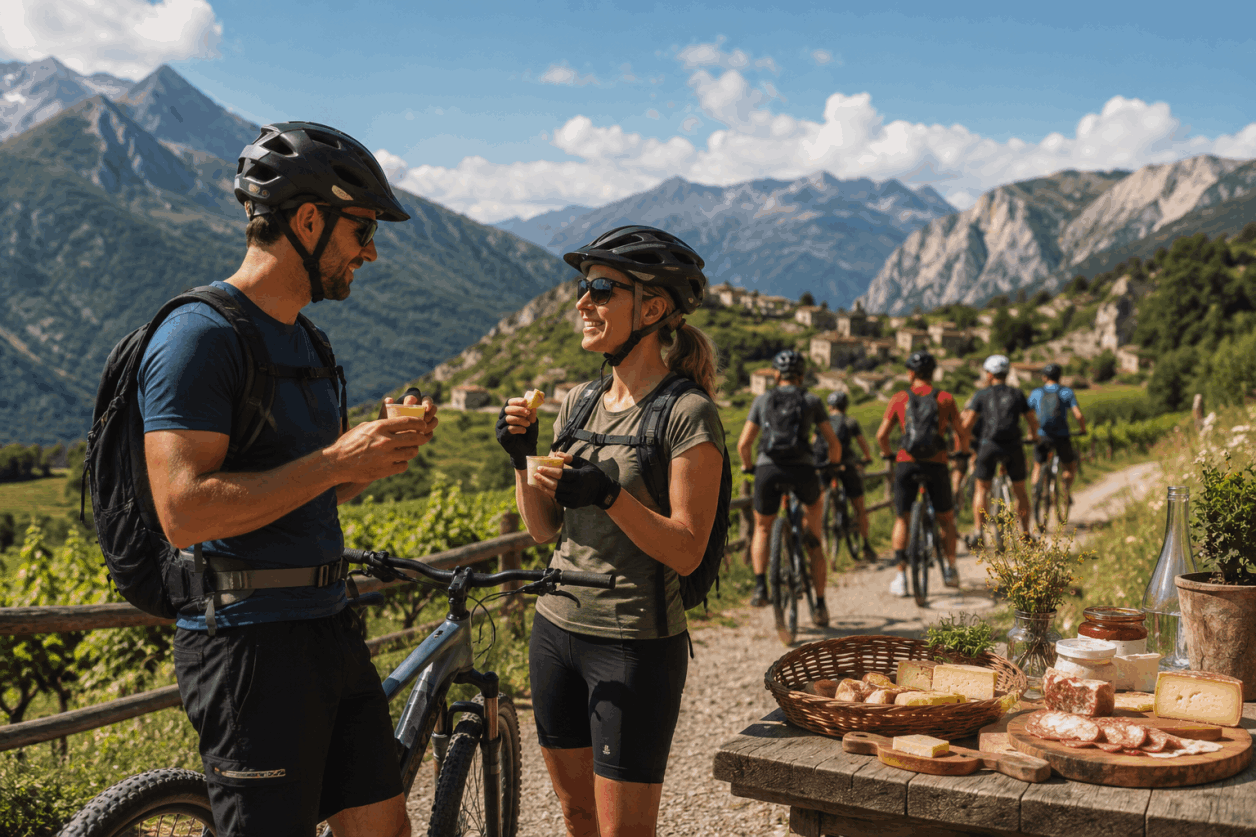 esperienza in ebike tra italia e francia