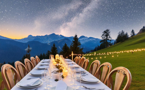cena sotto le stelle sestriere