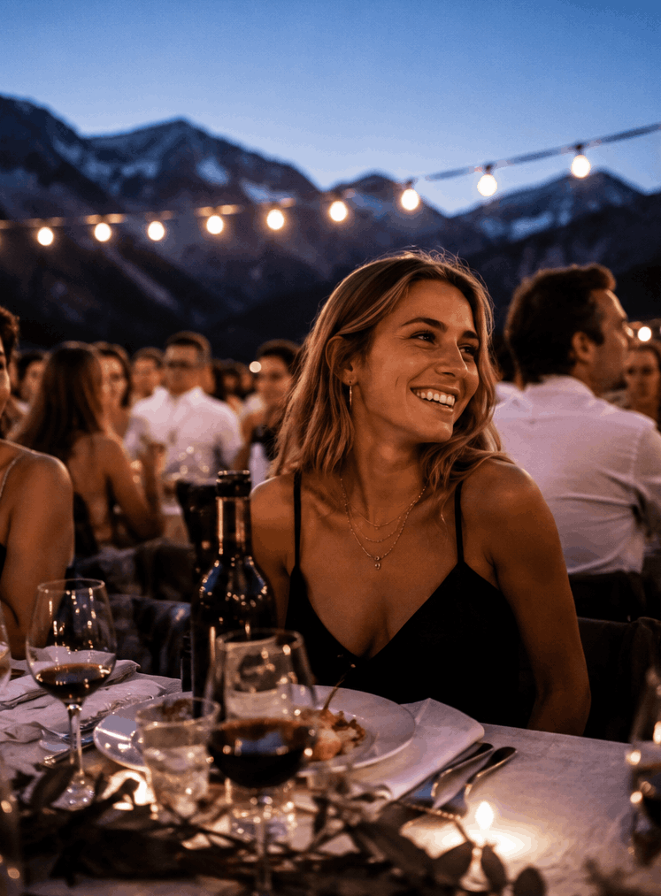 cena sotto le stelle a sestriere