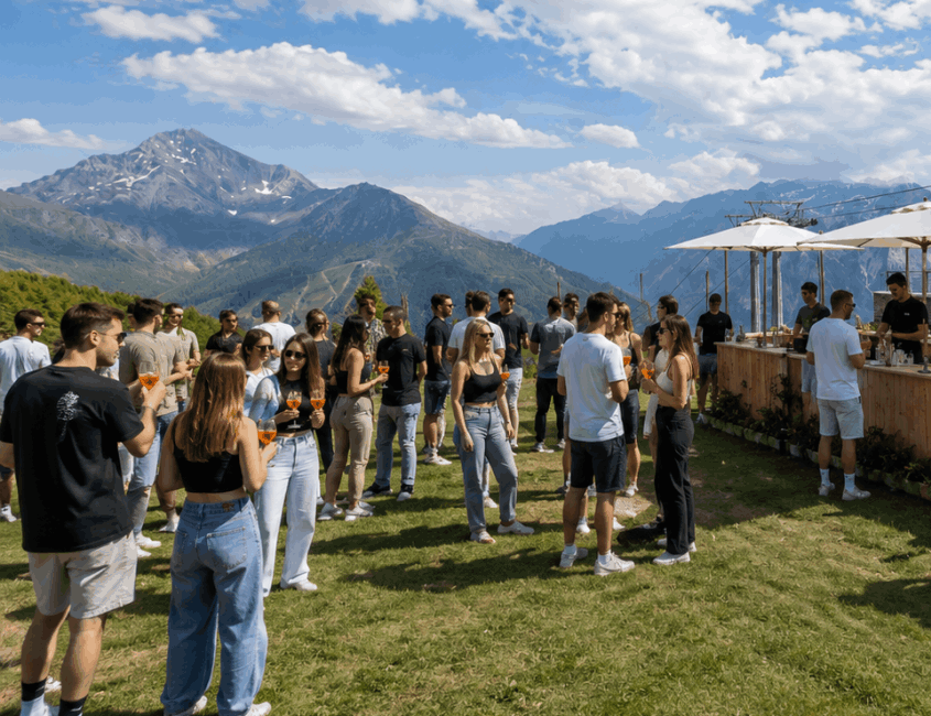 morning dj set a sestriere